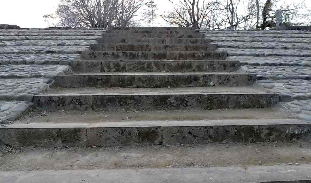 岡城跡 階段