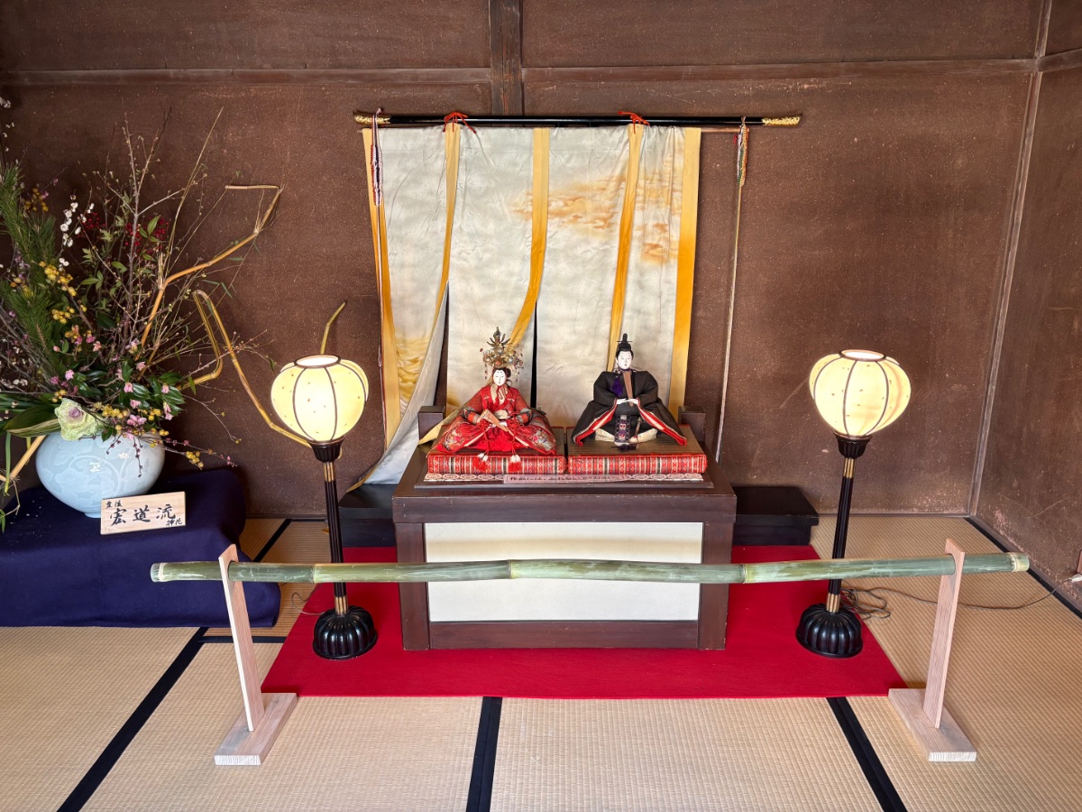 大原邸 お内裏様とお雛様